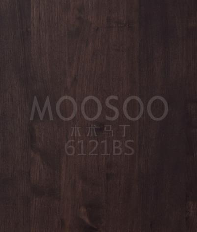 Prefabrykowane panele z orzecha czarnego